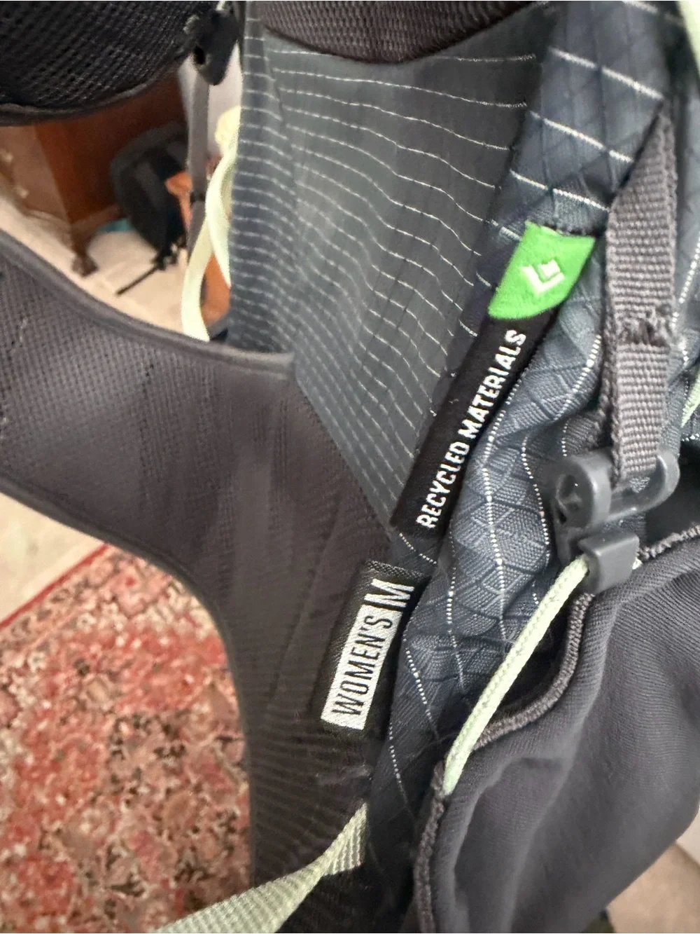 Black Diamond Pursuit Trail Running backpack.